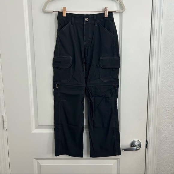 Kuhl Outdoor Renegade Recco Hiking Cargo Convertible Gray Pants Youth Small - Picture 4 of 14